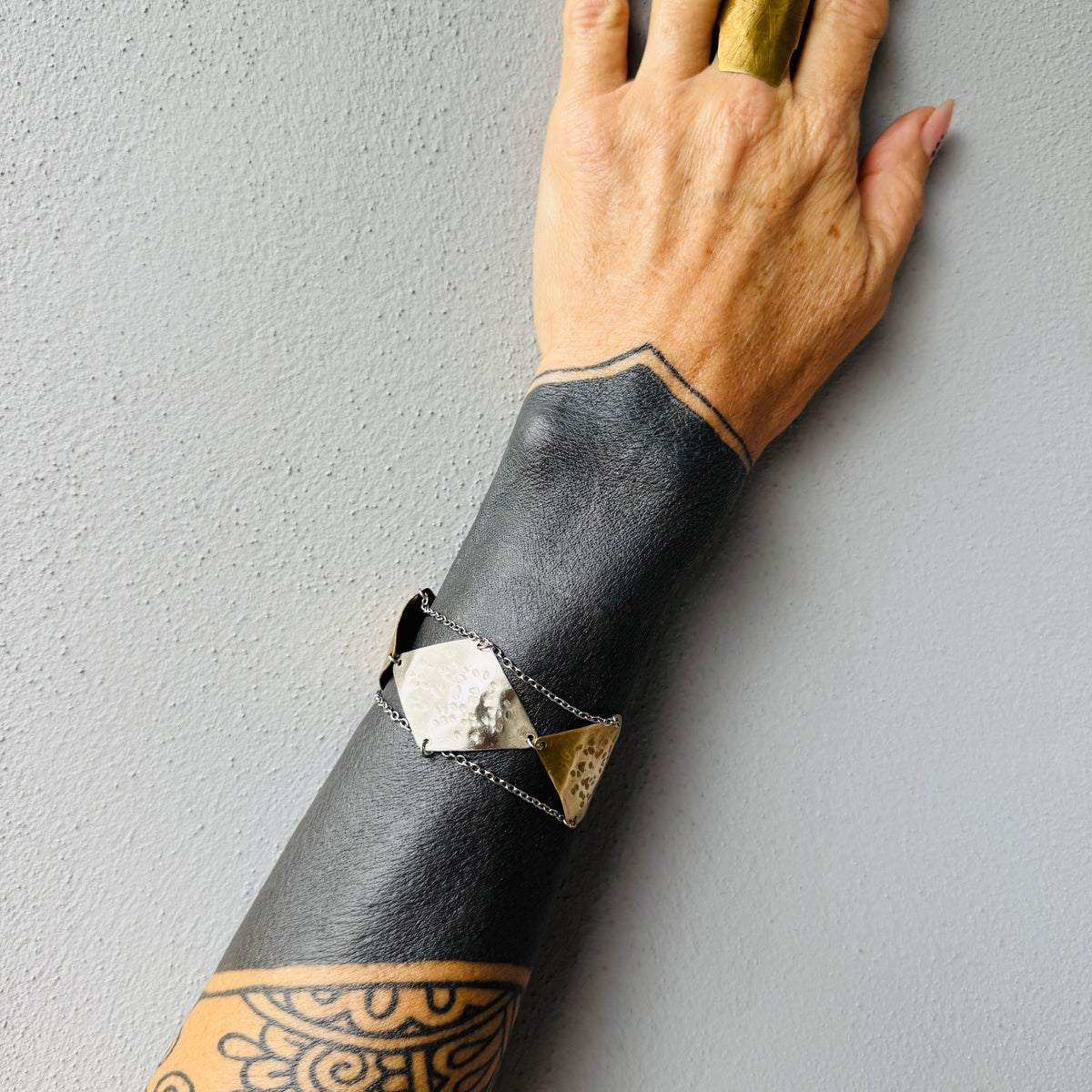 MIXED METAL RHOMBAS BRACELET