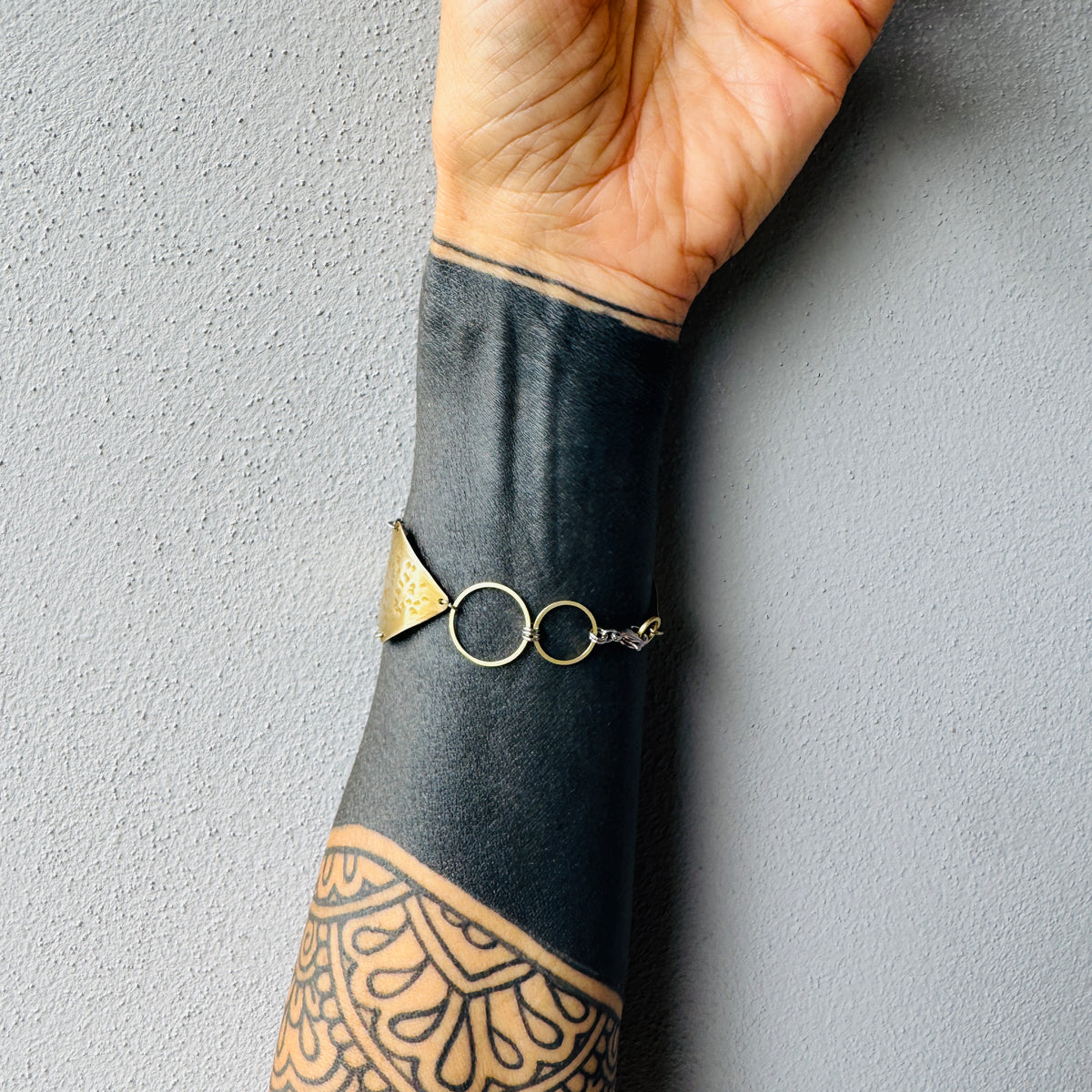 MIXED METAL RHOMBAS BRACELET