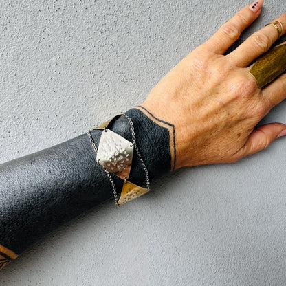 MIXED METAL RHOMBAS BRACELET