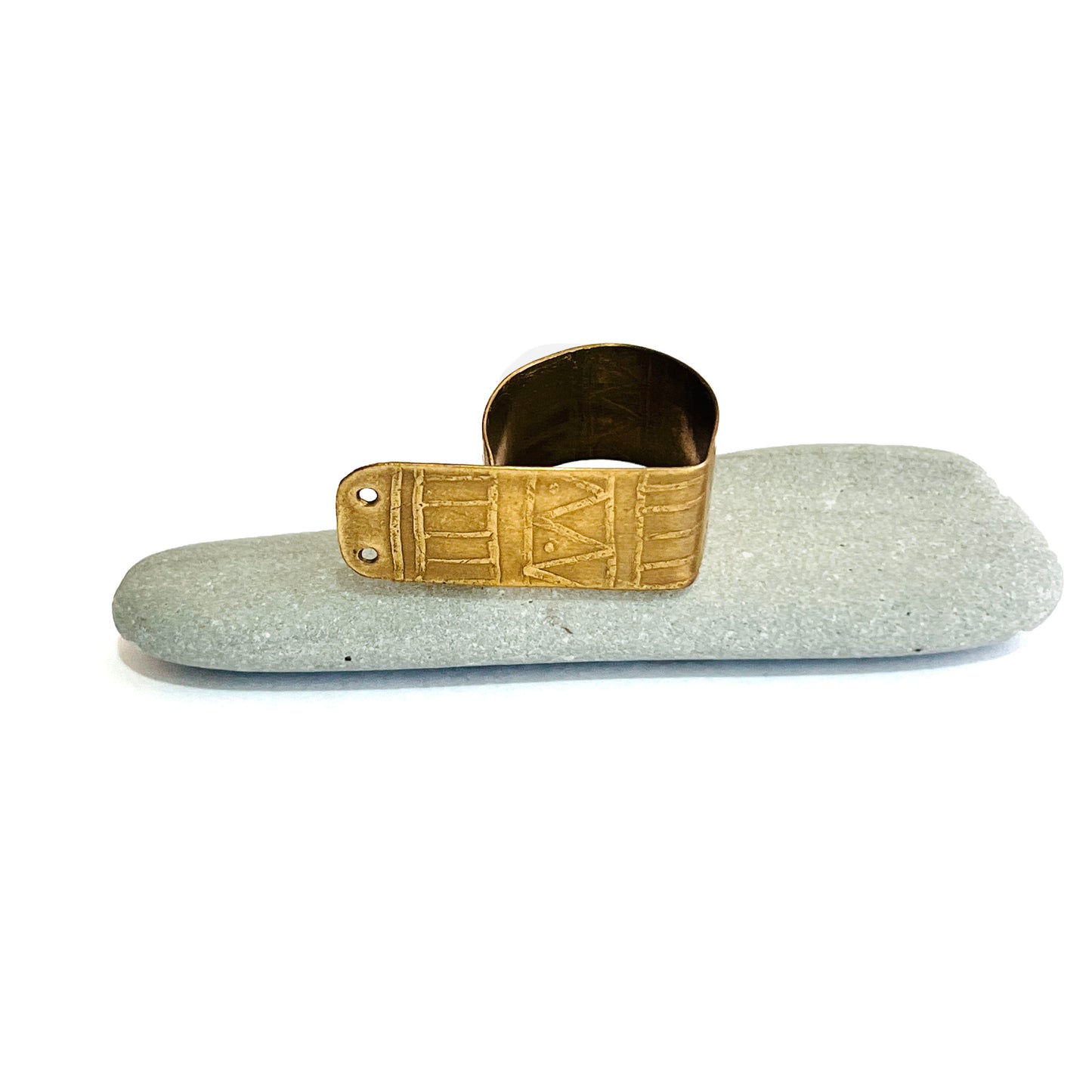 ETCHED RECTANGLE RING