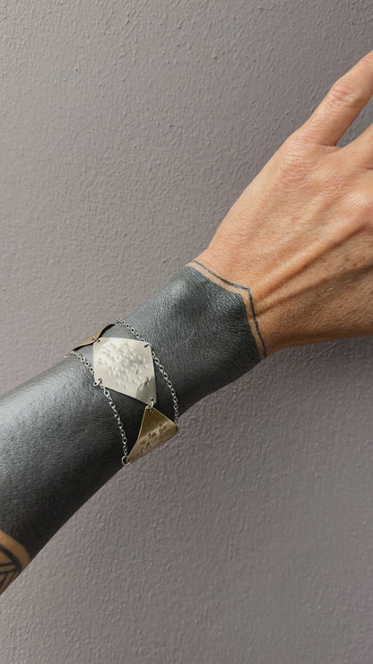MIXED METAL RHOMBAS BRACELET